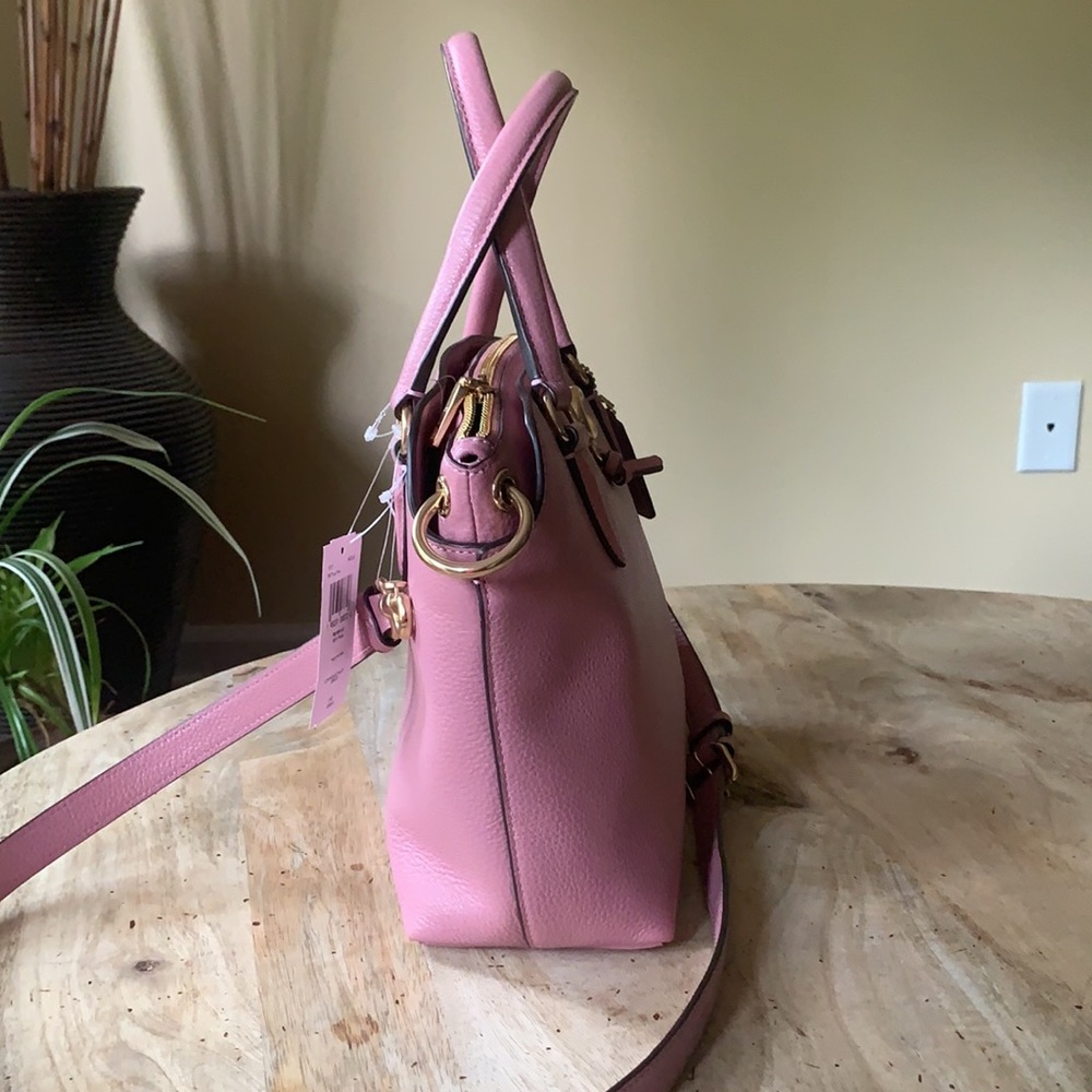 COACH Remi Satchel Pebbled Leather - - Picture 6 of 14